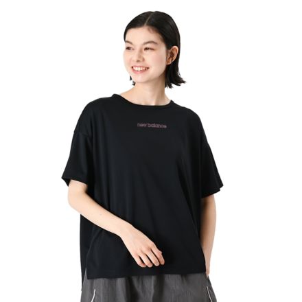ファンクショナルリラックスドフィットショートスリーブTシャツ, BLACK, WT61R49ABK