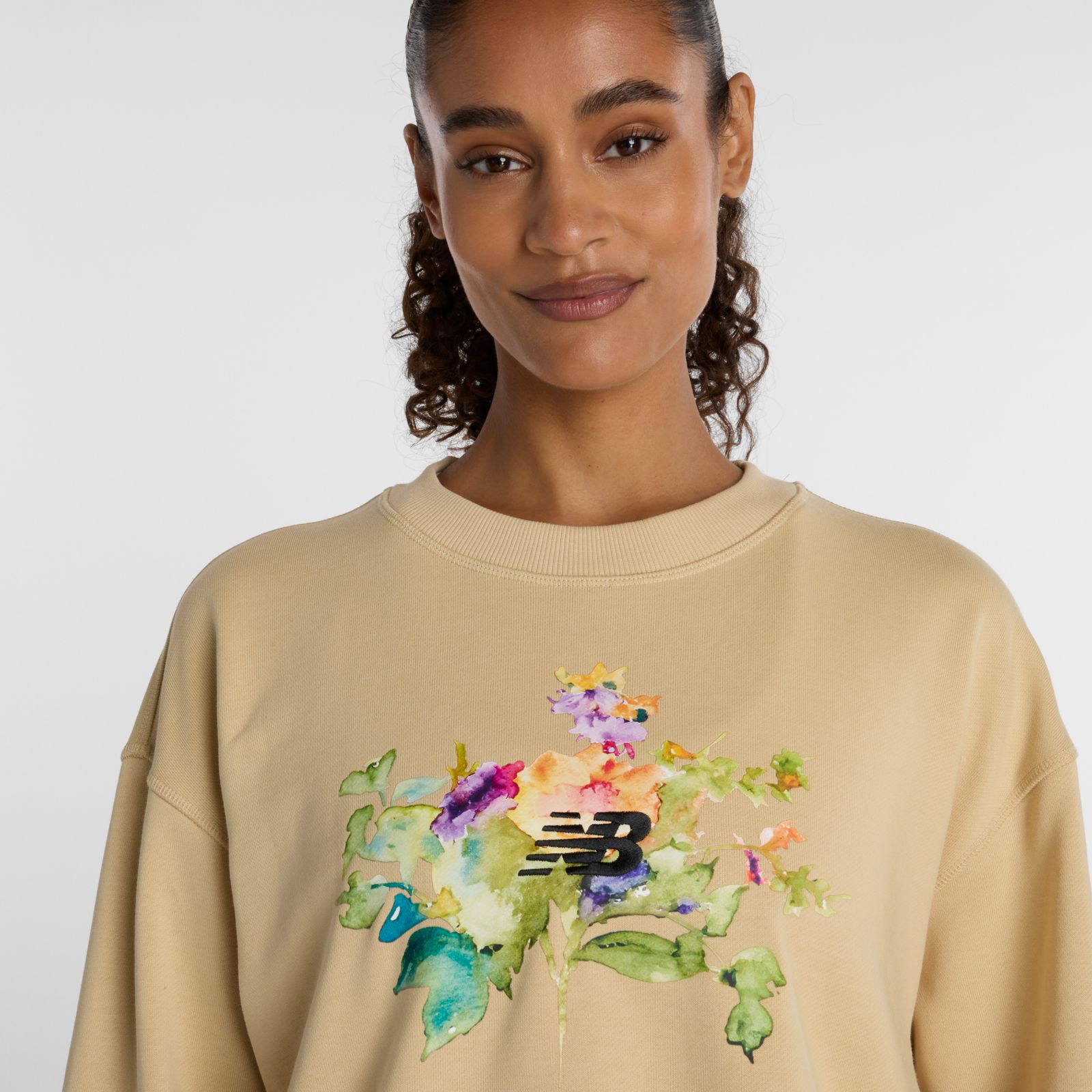 Женские худи New Balance Watercolor Crew — фото 2