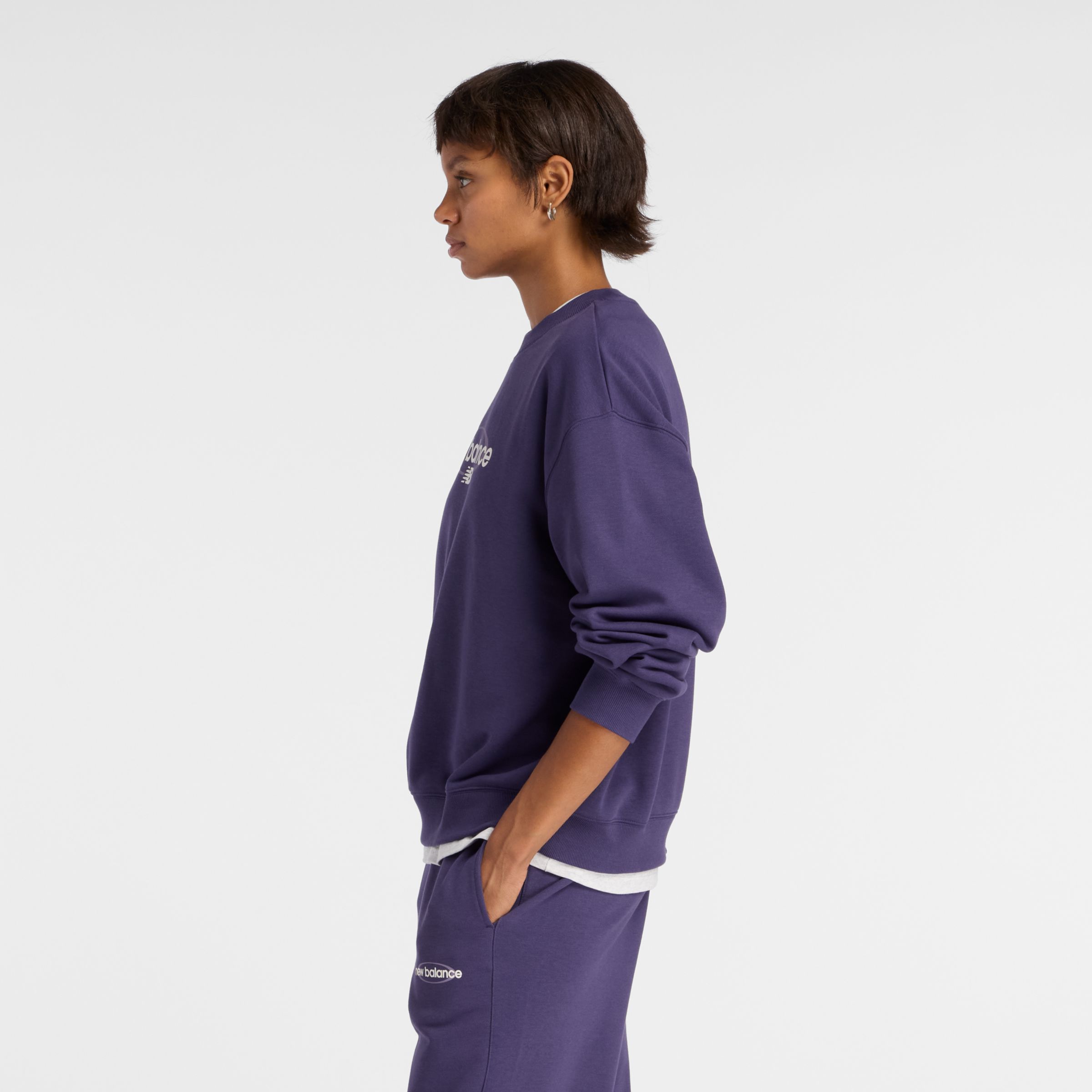 Sport Graphic Oversized Crew