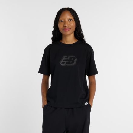 NBロゴTシャツ, BLACK with Black, WT61S5YRBK