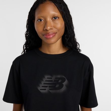 NBロゴTシャツ, BLACK with Black, WT61S5YRBK