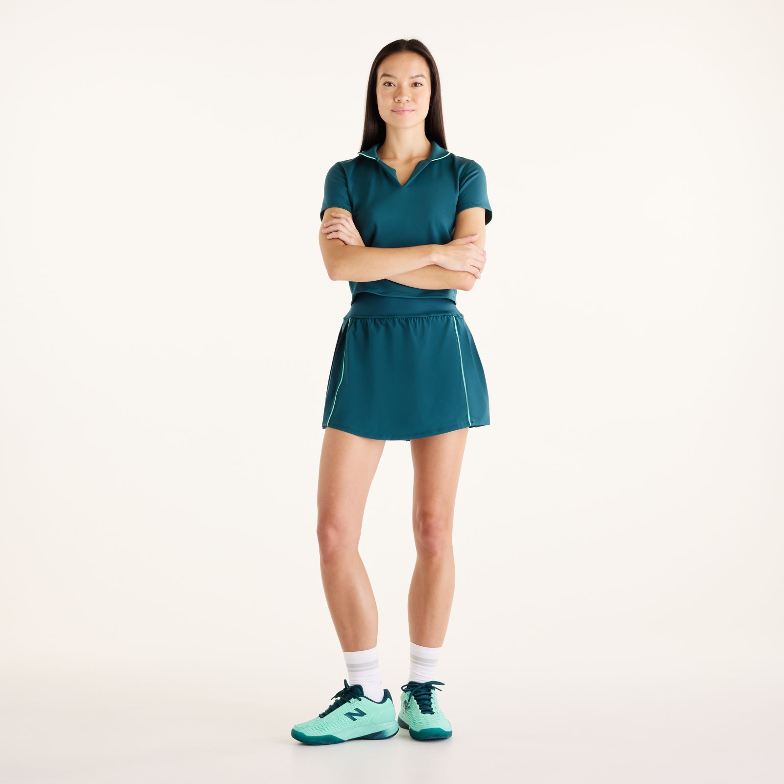 Женские футболки New Balance Tournament Polo — фото 2