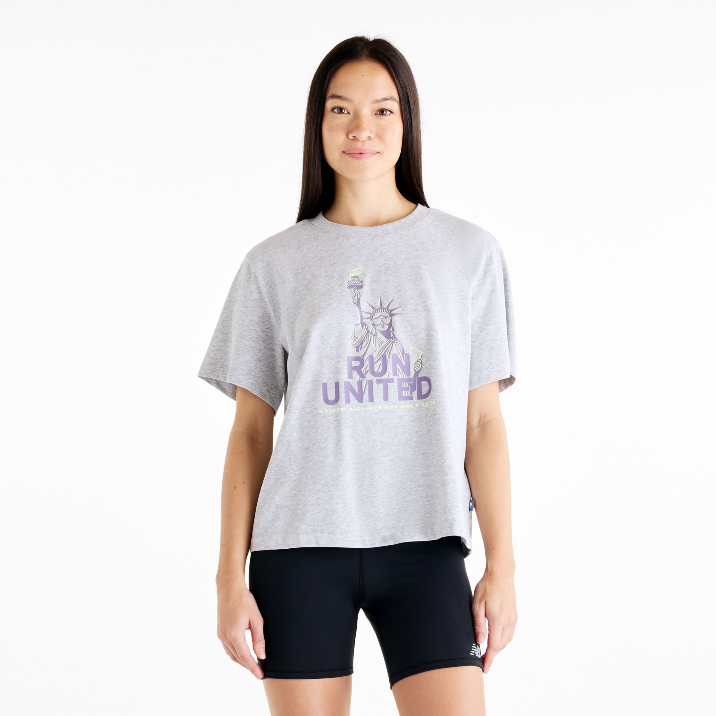 United Airlines NYC Half Women's Graphic T-Shirt - Liberty