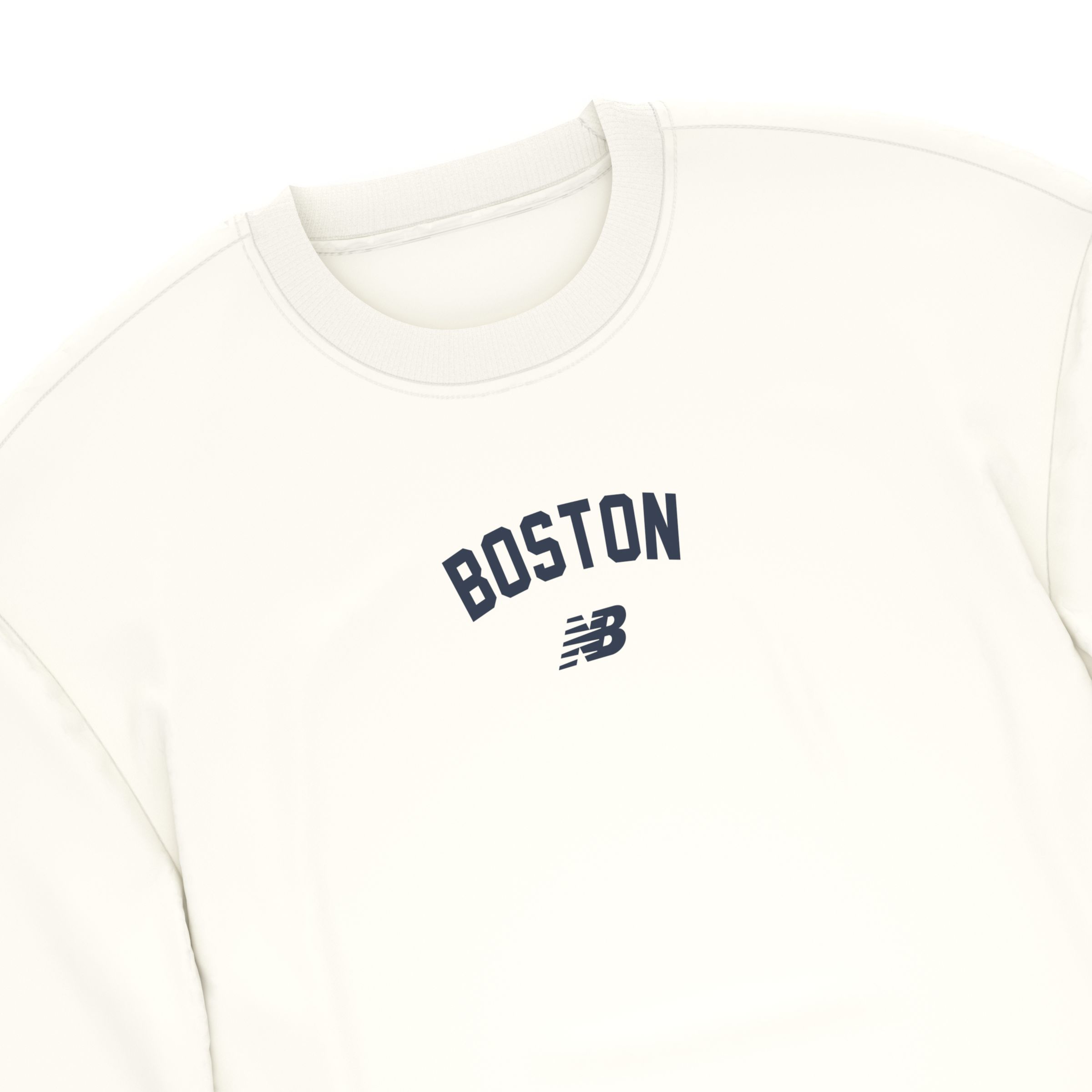 New Balance Boston City Waist Length T-Shirt, WT61W25ASST