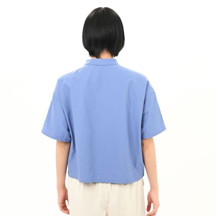 ブリーザブルニットサマーシャツ, FAIRWEATHER BLUE with Blue, WT61W8I7AA3