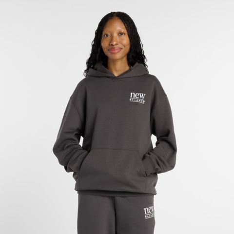 Женские худи New Balance Reimagined Fleece Long Length Hoodie