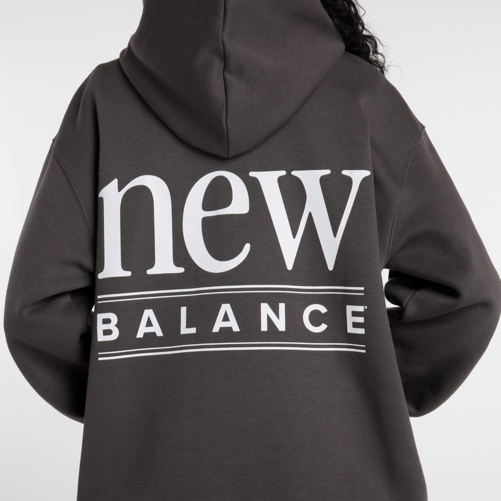 Женские худи New Balance Reimagined Fleece Long Length Hoodie — фото 6