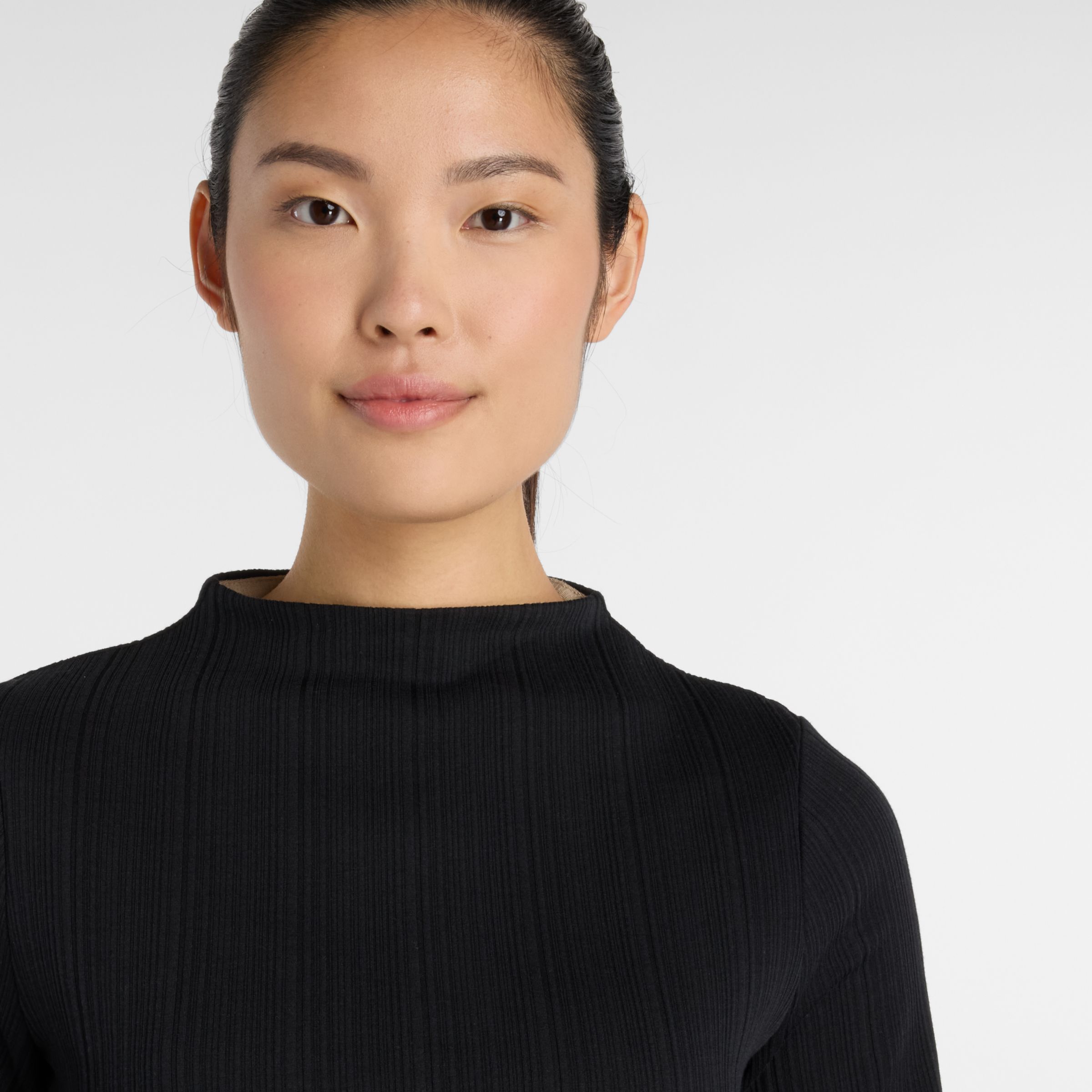 NB GREY カラーブロック半袖トップ