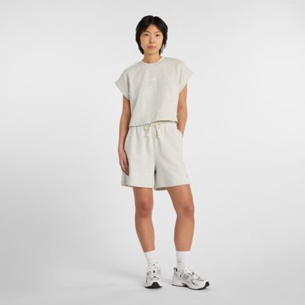 French Terry T-Shirt, Ash Heather, WT61Y0BIAHH