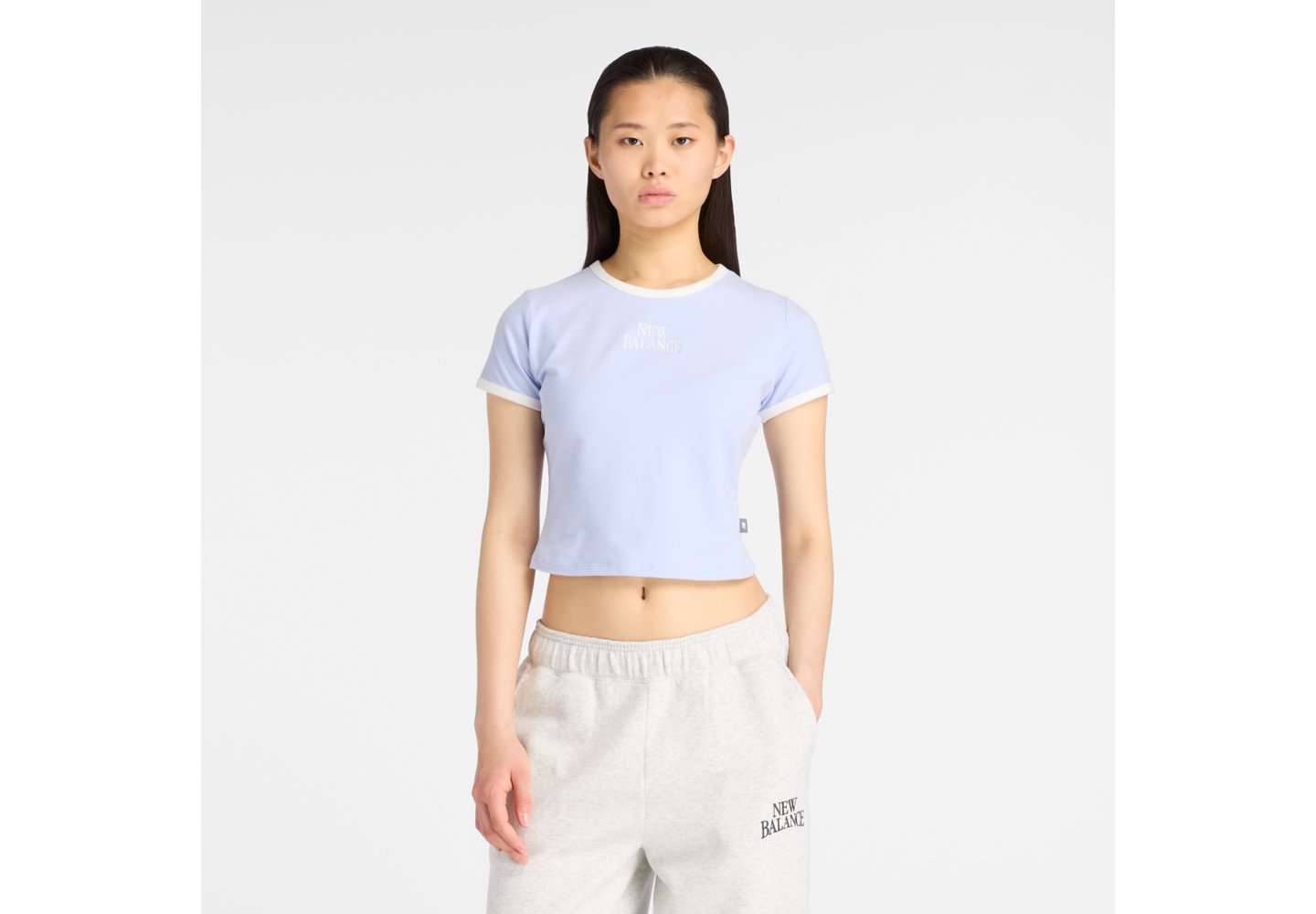 New Balance Trackside Ringer T-Shirt in White — photo 1 of 1