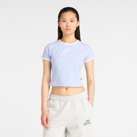 Trackside Ringer T-Shirt, WHITE, WT61Y33QDYK