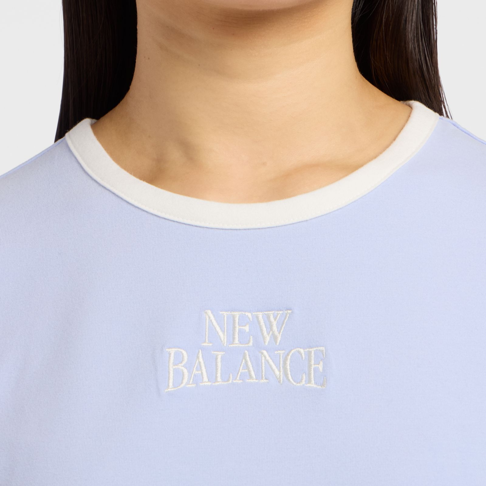 Женские футболки New Balance Trackside Ringer T-Shirt — фото 3