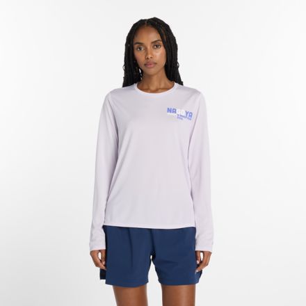 名古屋スポーツエッセンシャルズグラフィック長袖, TARO with Purple, WT61Y4DNTRO