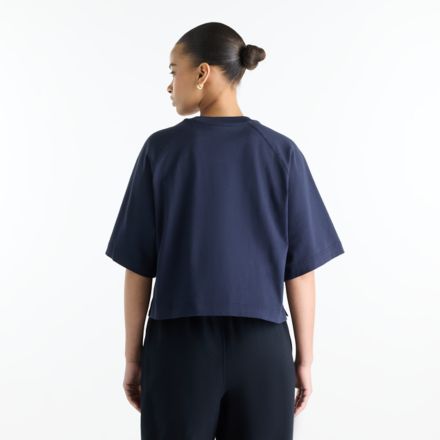 Varsity Boxy Hip Length T-Shirt