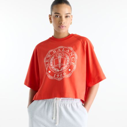 Varsity Boxy Hip Length T-Shirt