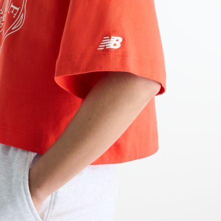 Varsity Boxy Hip Length T-Shirt