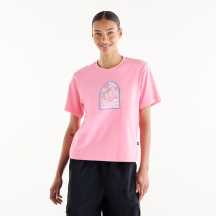 Valencia Marathon Graphic T Shirt - Icons, PINK LIGHT, WT62188WPL1
