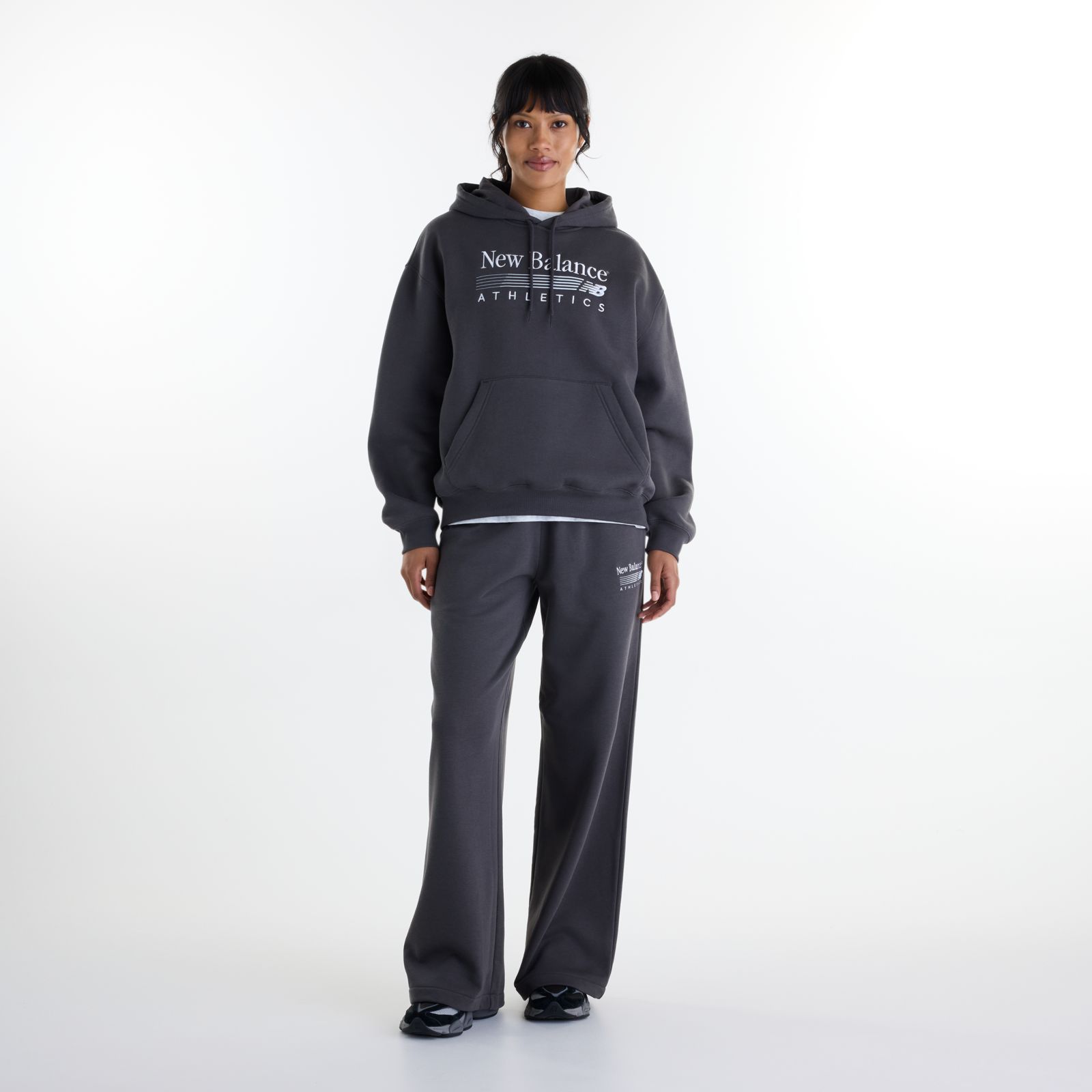 Женские худи New Balance Trackside Fleece Hoodie — фото 2