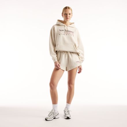 Trackside Fleece Hoodie, Linen Heather, WT62344KLIT