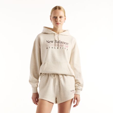 Trackside Fleece Hoodie, Linen Heather, WT62344KLIT