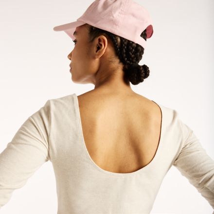 Open-Back Fitted Long Sleeve