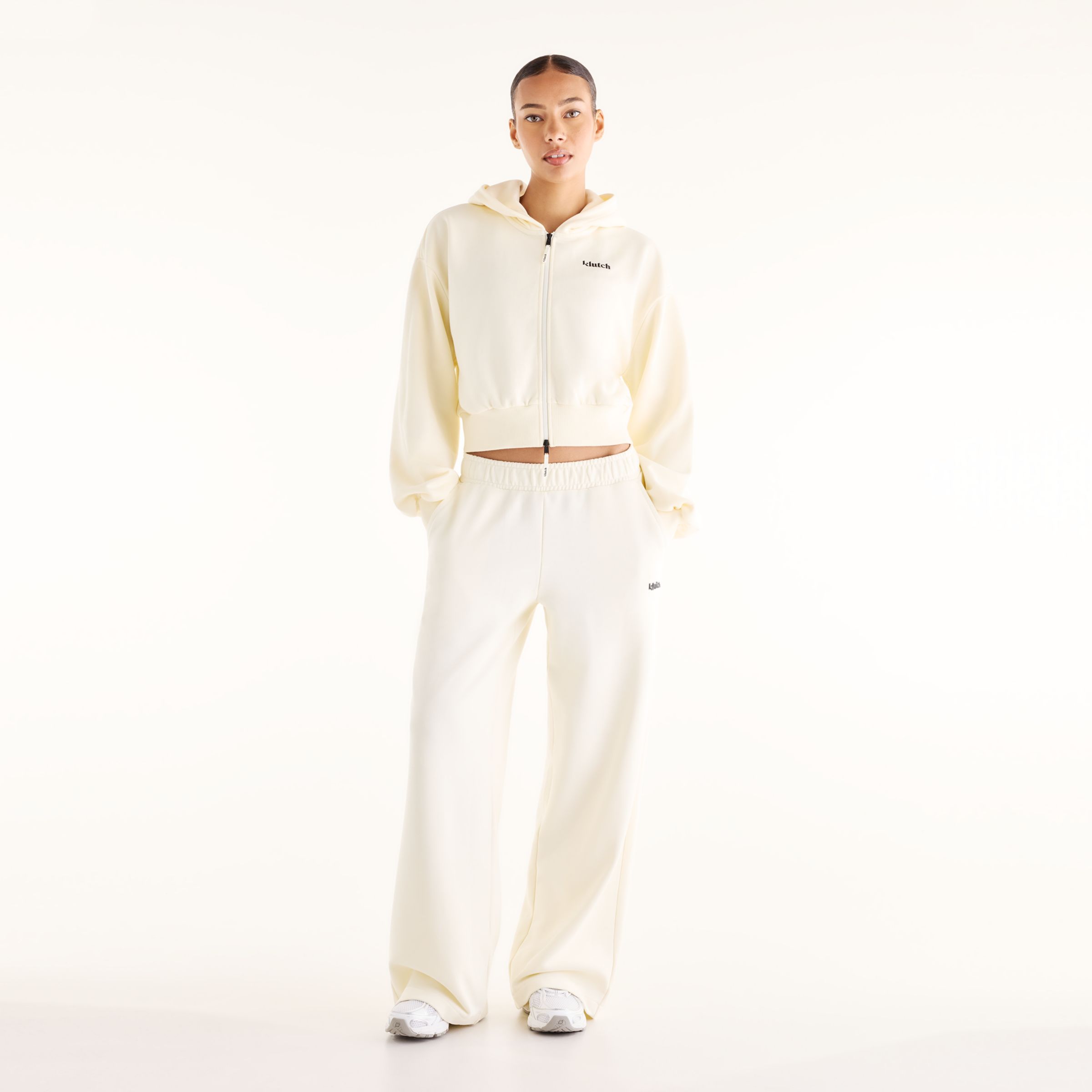 Klutch X NB コットンスウェットフルジップフーディ(裏起毛)