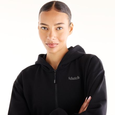 Klutch X NB コットンスウェットフルジップフーディ(裏起毛)