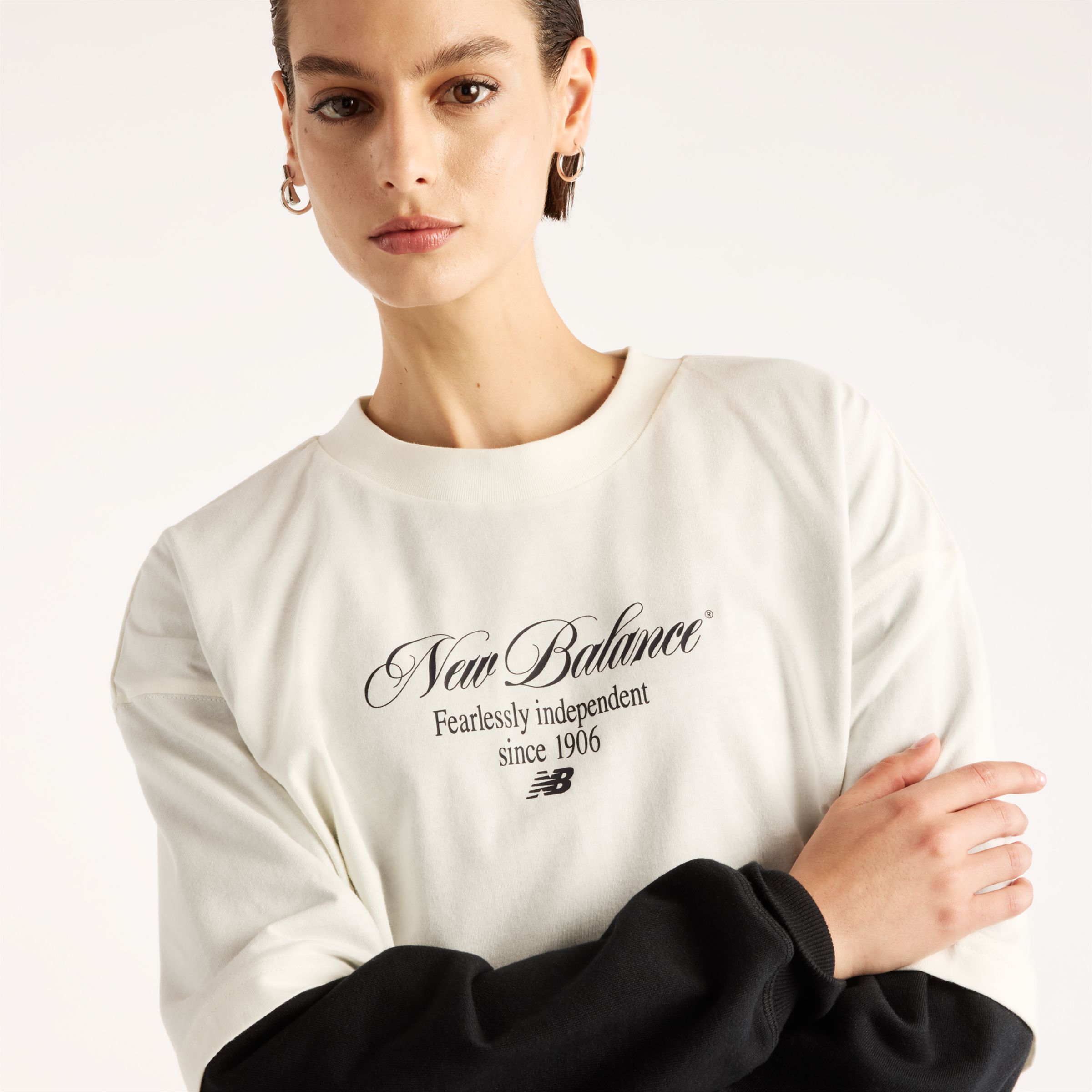 New Balance Pressed Flowers Memories Oversized T-Shirt, WT6289QPSST