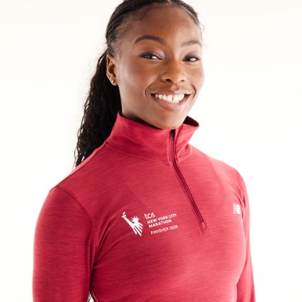NYC Marathon Sport Essentials Space Dye Finisher 1/4 Zip
