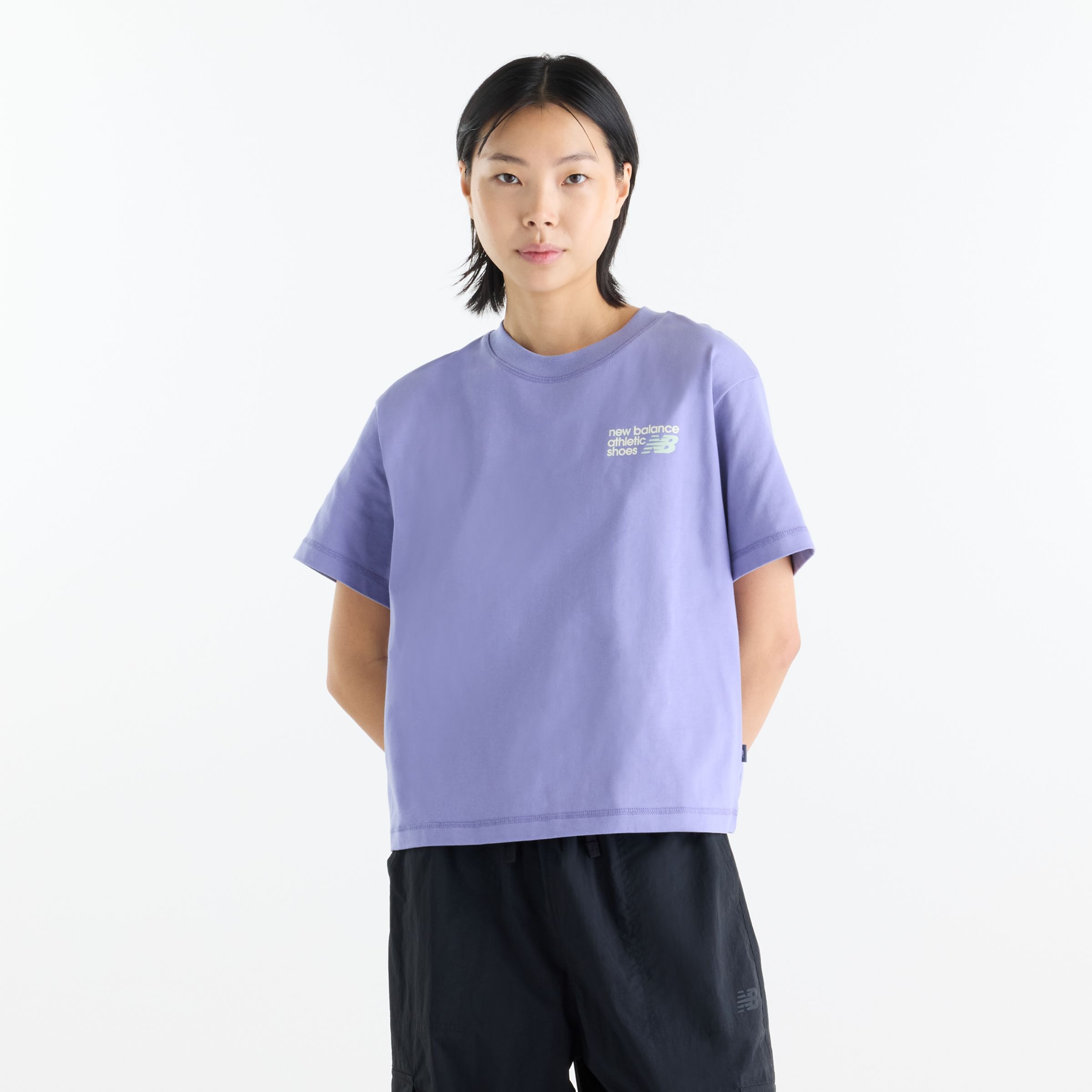 Athletics Premium Logo Hip Length Relaxed T-Shirt