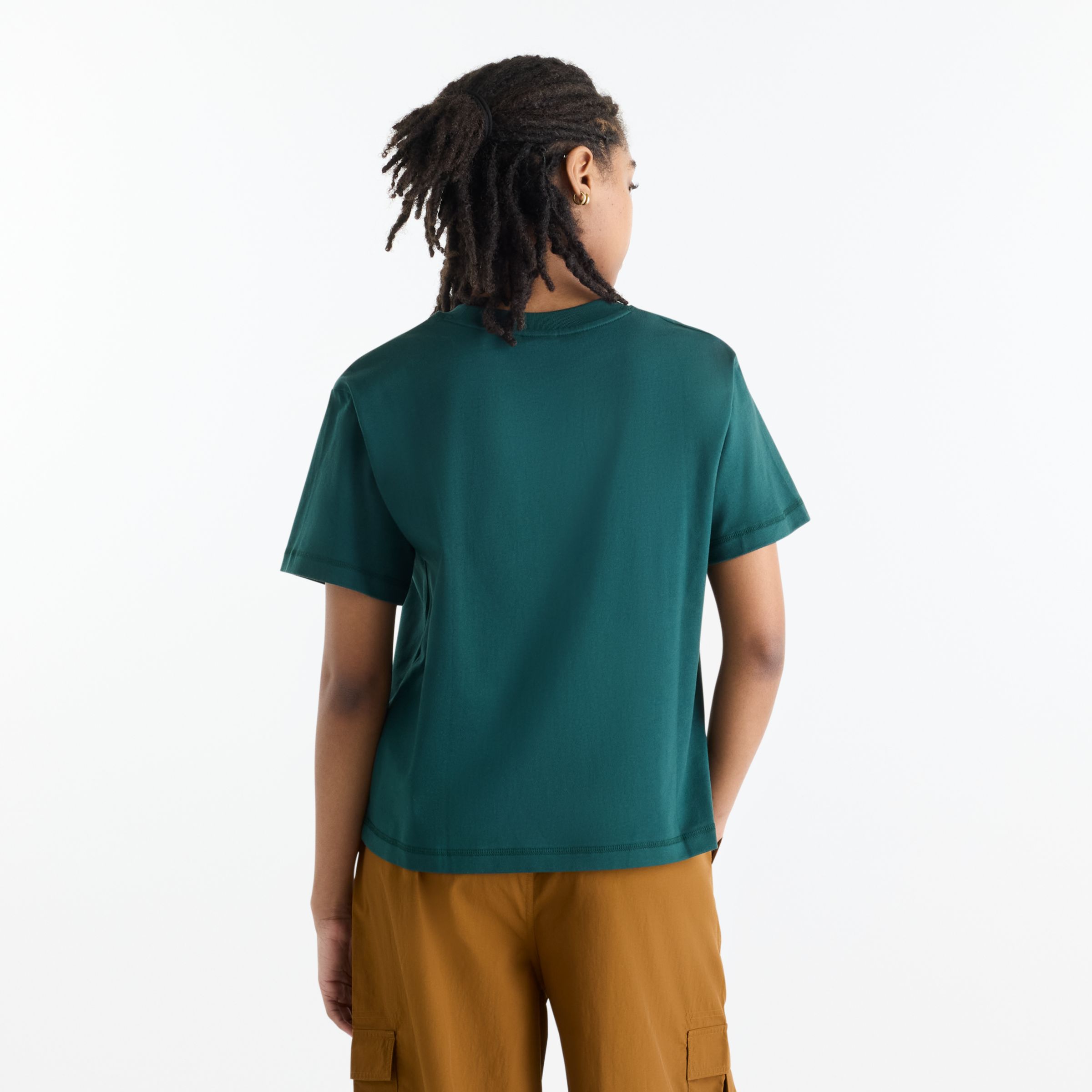 T-shirt Athletics ample &agrave; logo haut de gamme, longueur des hanches
