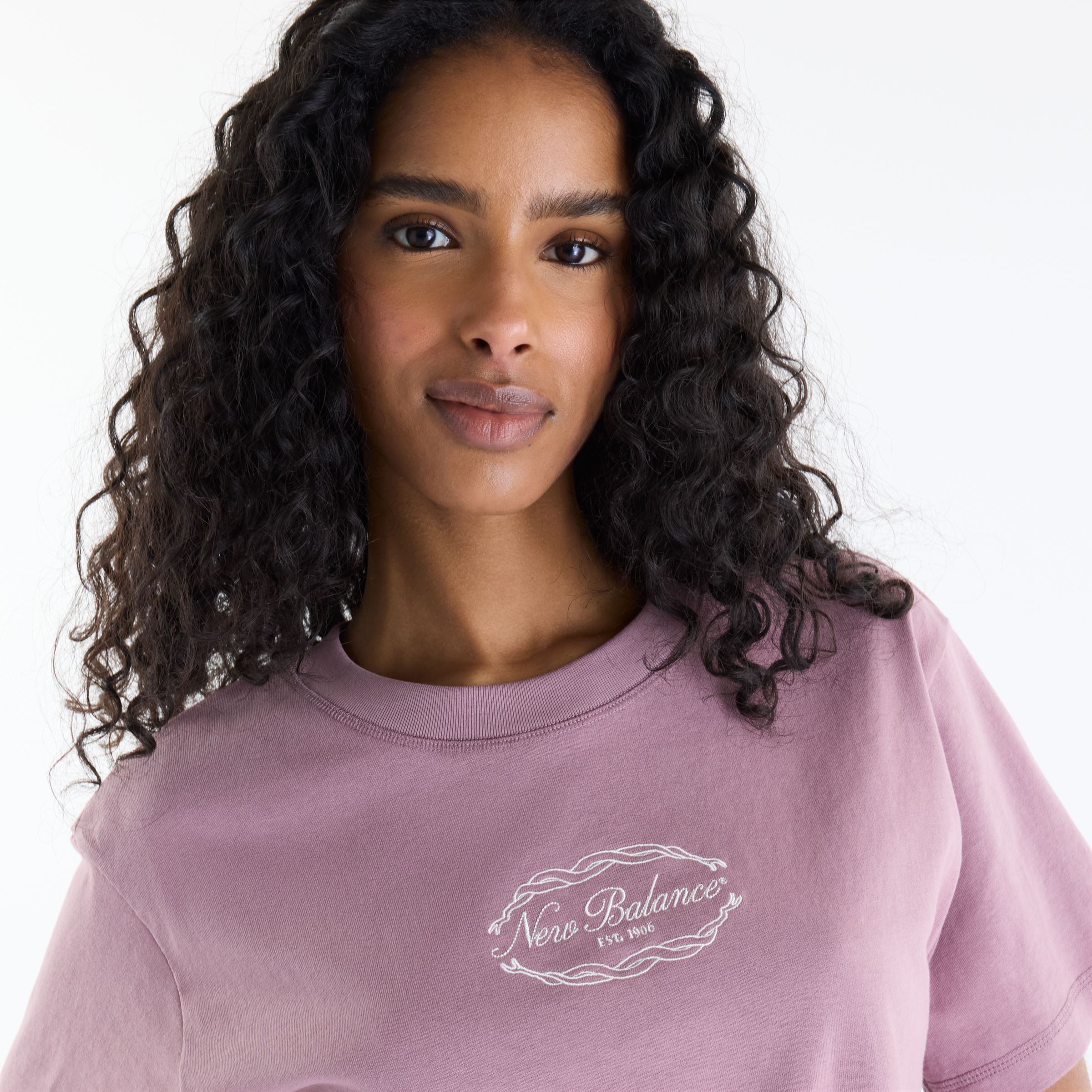 New Balance Family Relaxed Hip Length T-Shirt, WT62B8N2PEB