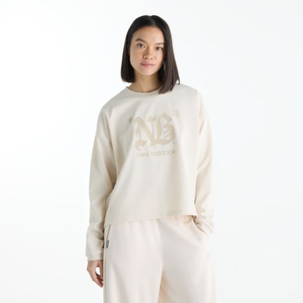 グラフィックロングスリーブTシャツ, LINEN, WT62C1H8LIN