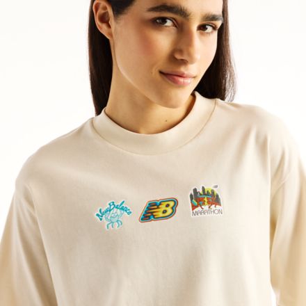 Sticker Pack Relaxed T-Shirt, LINEN, WT62C1ZULIN