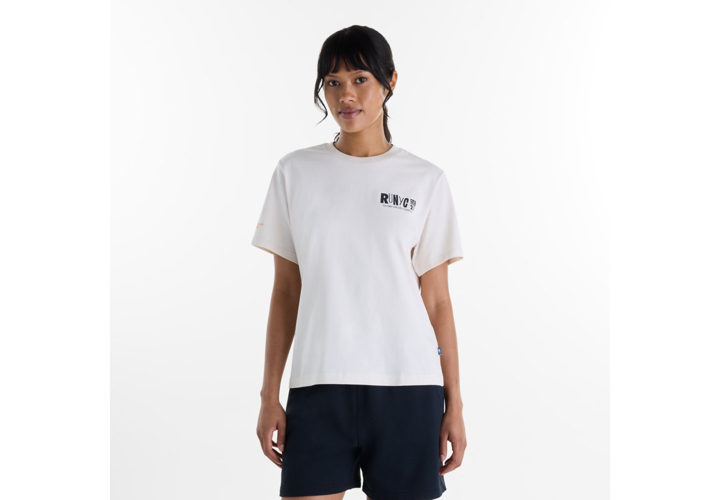 New Balance NYC Marathon Relaxed Graphic T-Shirt - RUN in Linen — photo 1 of 1