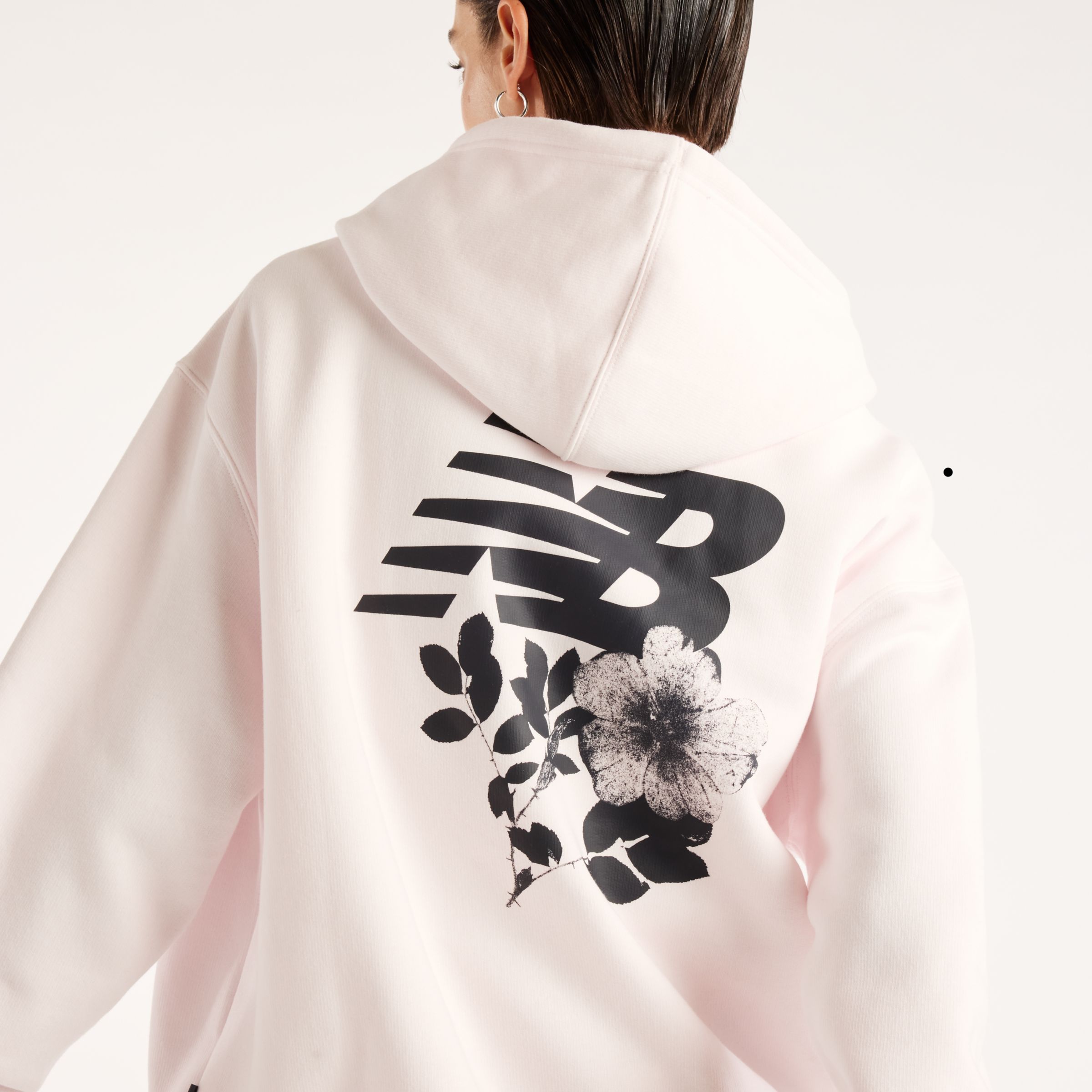 New Balance Pressed Flowers Hoodie, WT62H6F8AAA