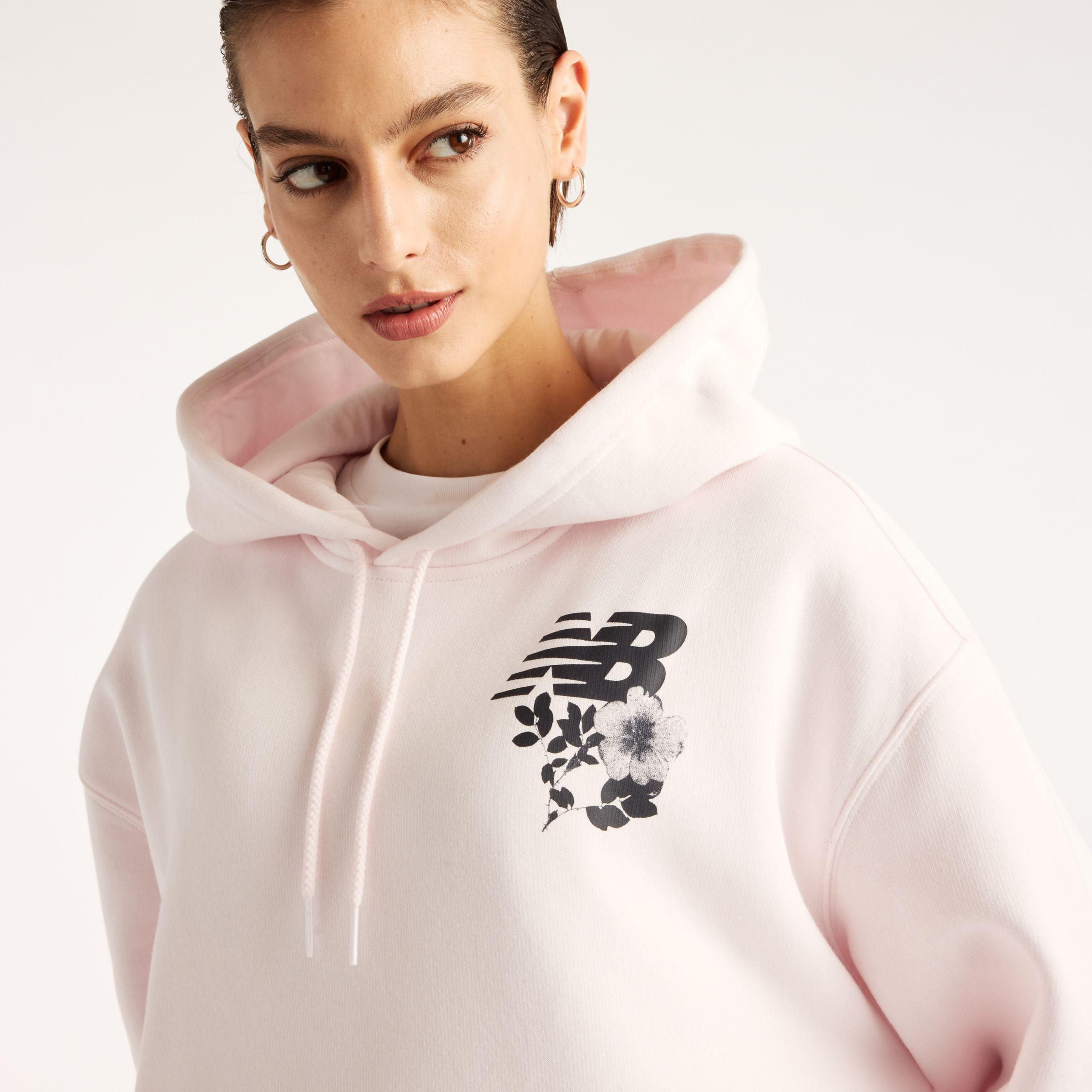 New Balance Pressed Flowers Hoodie, WT62H6F8AAA