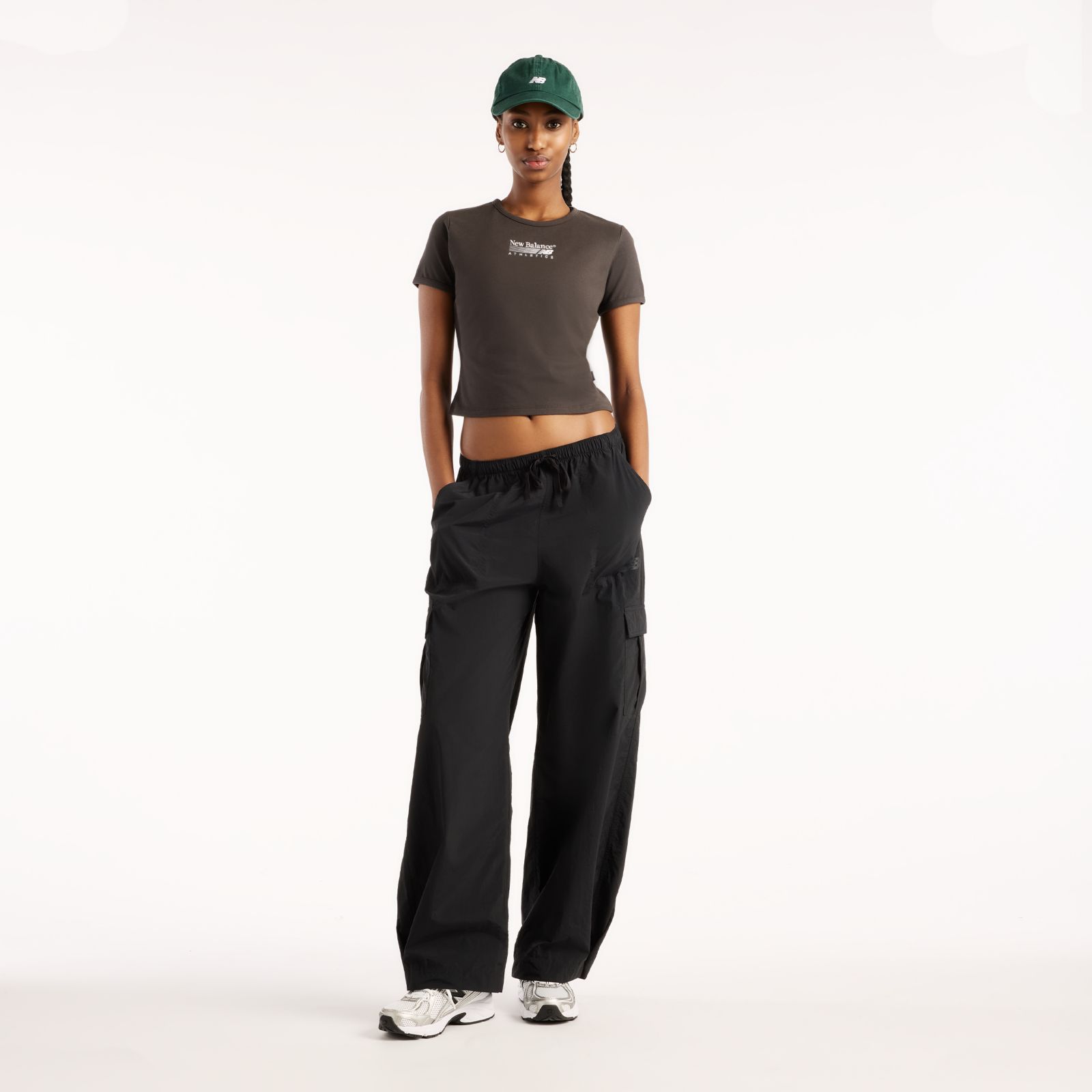 Женские футболки New Balance Trackside Ringer T-Shirt — фото 2