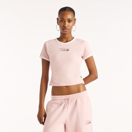 Trackside Ringer T-Shirt, PINK CHALK, WT62O4MBPHK