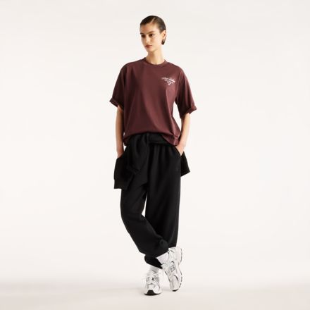Pressed Flowers Relaxed T-Shirt, CHERRY LEATHER, WT62O8R1YLR