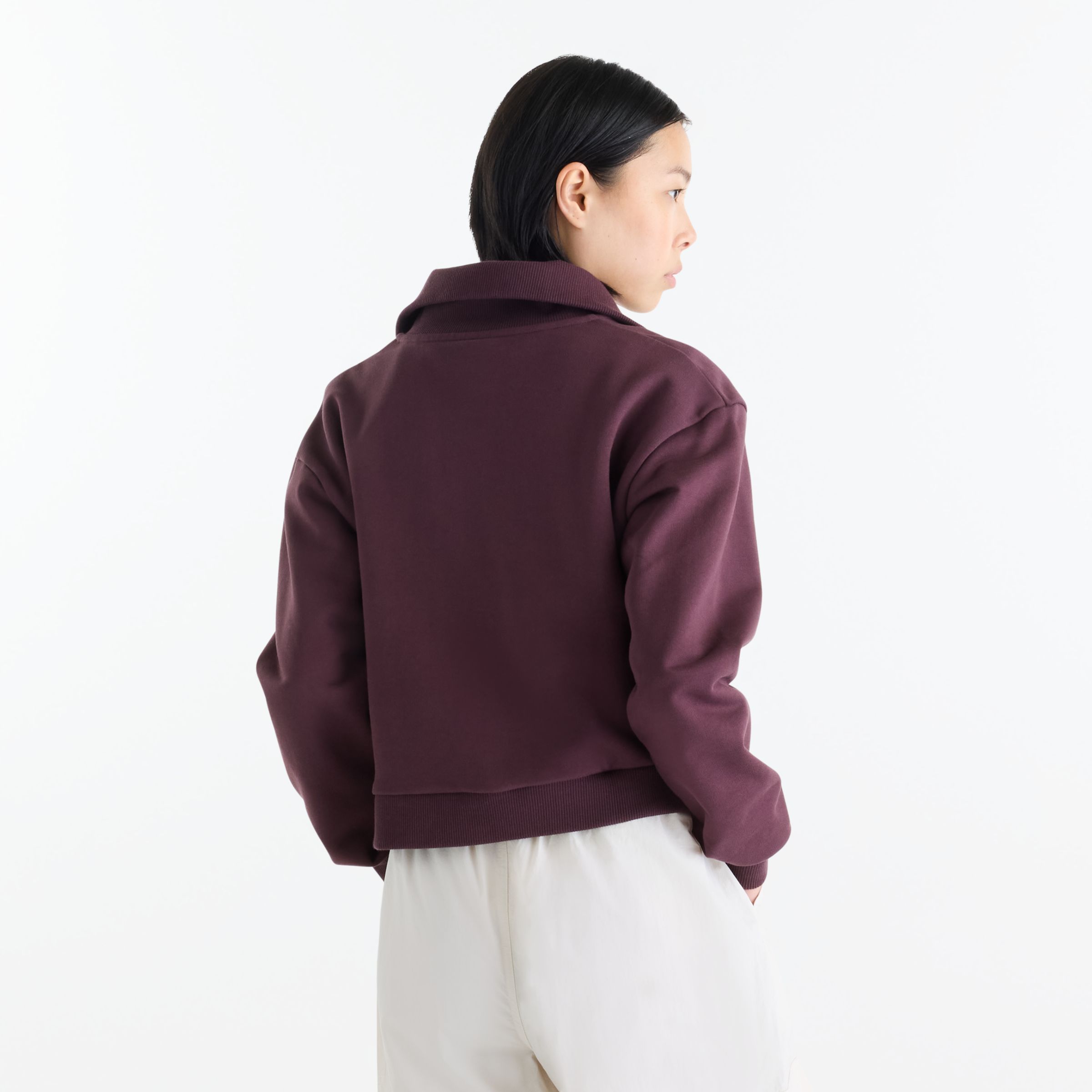Pull Athletics &agrave; demi-fermeture &agrave; glissi&egrave;re avec logo haut de gamme