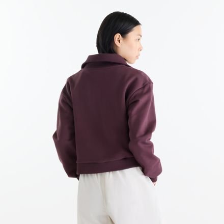 Pull Athletics &agrave; demi-fermeture &agrave; glissi&egrave;re avec logo haut de gamme