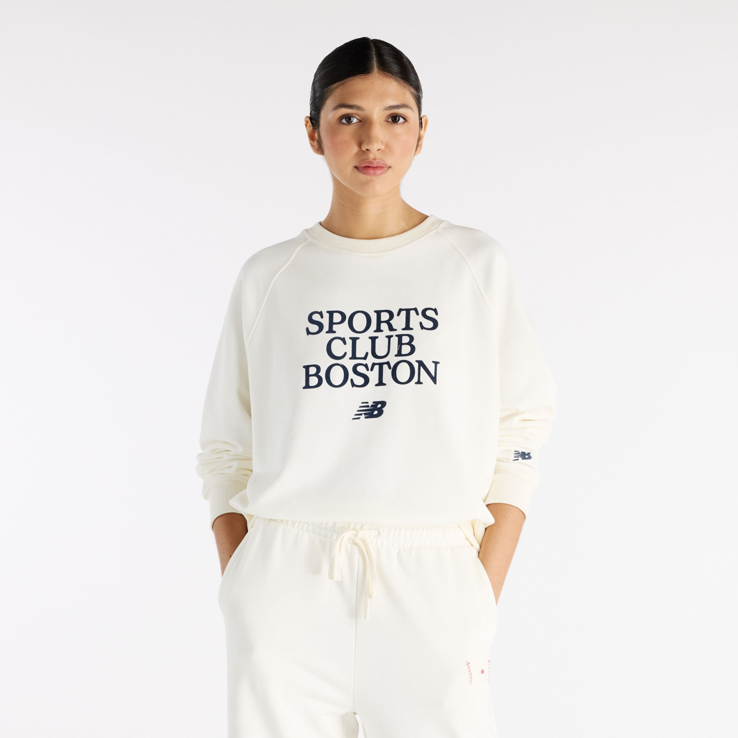 New Balance NBX Classics Oversized Crew Sweat, WT62P3P2CIC