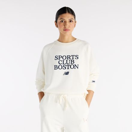 NBX Classics Oversized Crew Sweat, CANNOLI CREAM, WT62P3P2CIC