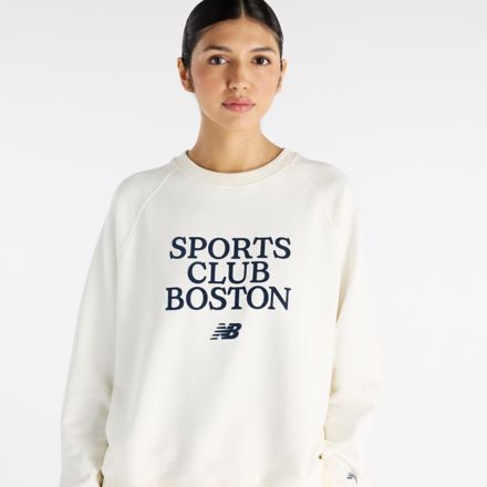 NBX Classics Oversized Crew Sweat, CANNOLI CREAM, WT62P3P2CIC