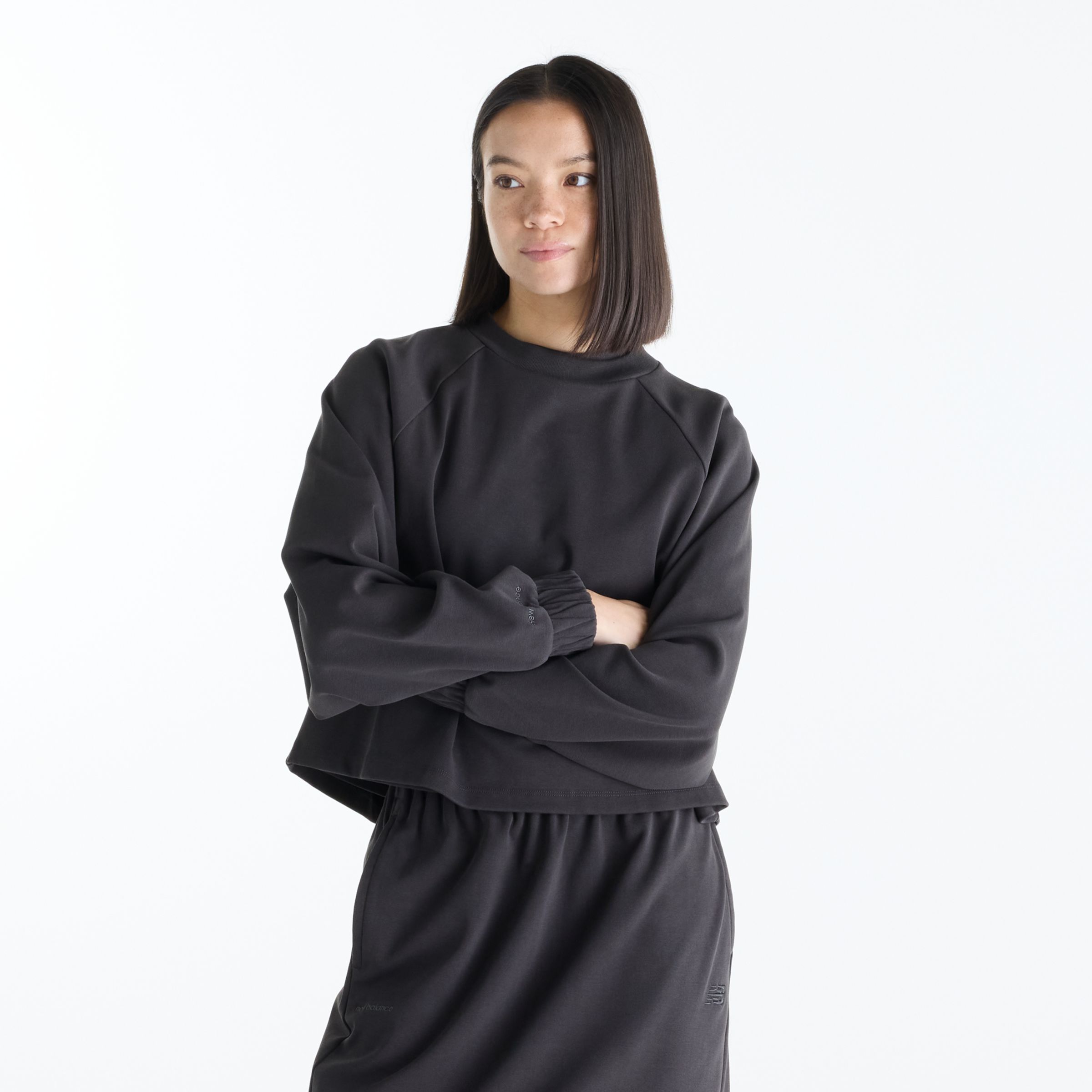 New Balance NB GREY Pullover, WT62R660BLK