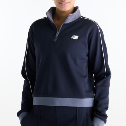 Sport レガシーピケクォータージップロングスリーブTシャツ