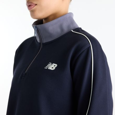 Sport レガシーピケクォータージップロングスリーブTシャツ