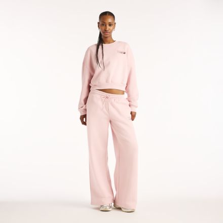 Trackside Fleece Crew, PINK CHALK, WT62T7JOPHK