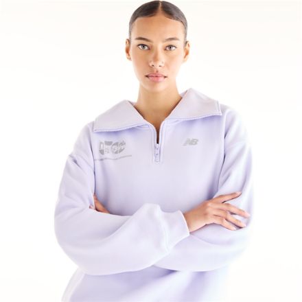 NYC Marathon Trackside Fleece 50th Boroughs Half Zip